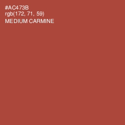 #AC473B - Medium Carmine Color Image